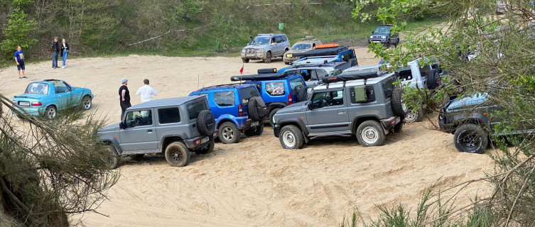 Snevejr er Suzuki 4x4 vejr