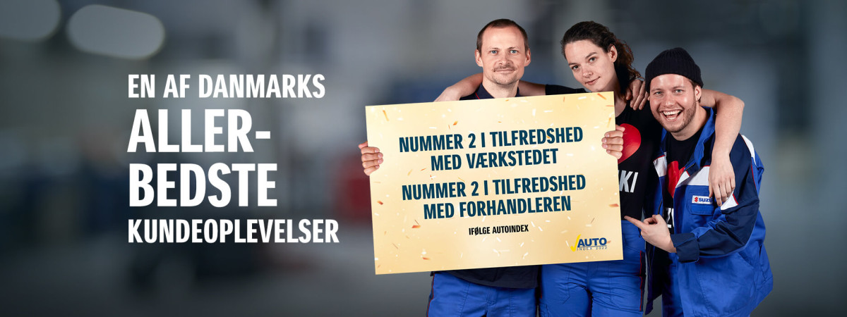 Kundetilfredshed på højeste niveau   Suzuki kører til tops i AutoIndex