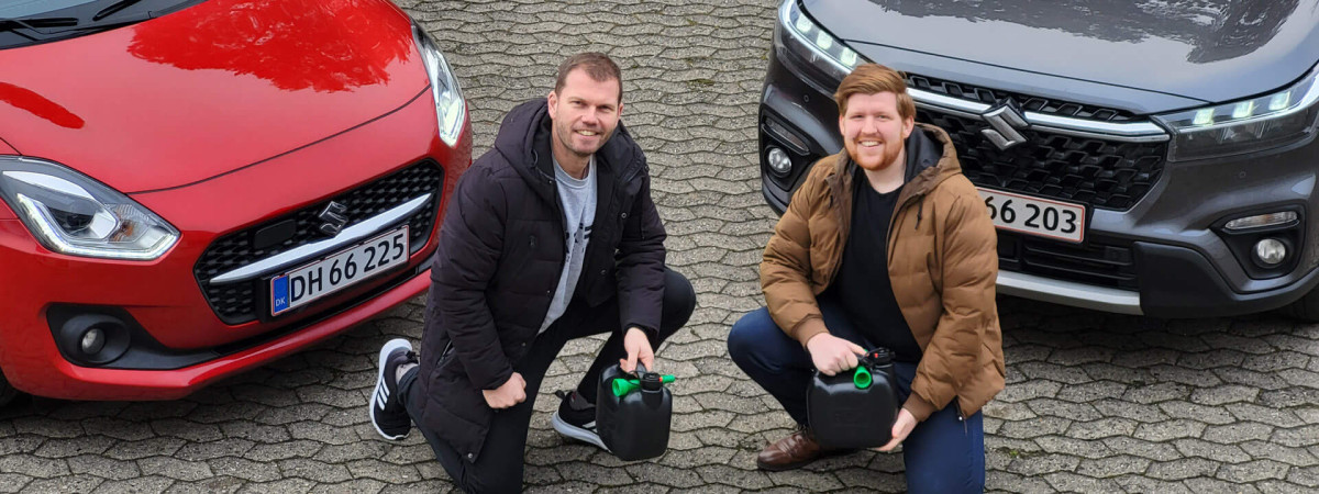 Redaktionen tester: Hvor langt kan du egentlig køre, når den gule lampe lyser?