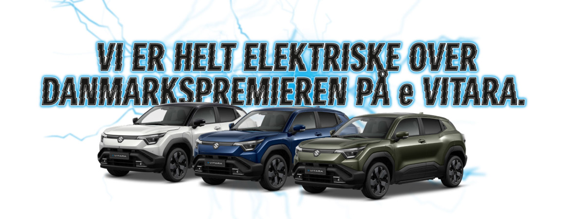 DANMARKSPREMIERE PÅ SUZUKI e VITARA